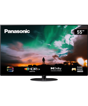 ANASONIC TX-55JZW984 OLED TV (Flat, 55 Zoll / 139 cm, UHD 4K, SMART TV, my Home Screen 6.0)