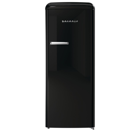 GORENJE ORB615DBK Retro Collection Kühlschrank (D, 1525 mm hoch, Schwarz)