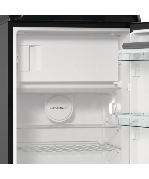 GORENJE ORB615DBK Retro Collection Kühlschrank (D, 1525 mm hoch, Schwarz)