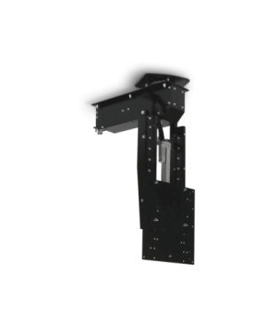 CLEVERUP pushMAXI-TELE-ROTO TV Deckenhalterung, schwarz