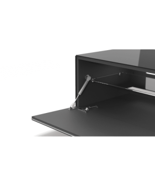 JUST BY SPECTRAL TV-Lowboard JRL 1100T mit TV-Halterung VESA600. Breite 111cm. Black. TV-Lowboard