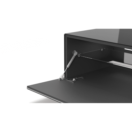 JUST BY SPECTRAL TV-Lowboard JRL 1100T mit TV-Halterung VESA600. Breite 111cm. Black. TV-Lowboard