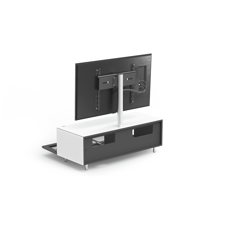 JUST BY SPECTRAL TV-Soundbar-Lowboard mit Soundbar-Ablage und TV-Halterung VESA400. JRL 1104T. Breite 111cm. Snow JUST BY SPECTRAL TV-Soundbar-Lowboard mit Soundbar-Ablage und TV-Halterung VESA400. JRL 1104T. Breite 111cm. Snow