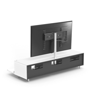 JUST BY SPECTRAL TV-Lowboard JRL 1650T mit TV-Halterung VESA400 . Breite 165cm. Snow. TV-Lowboard