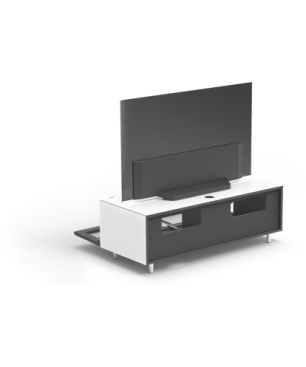 JUST BY SPECTRAL TV-Soundbar-Lowboard mit Soundbar-Ablage. JRL 1104T. Breite 111cm. Snow. TV-Soundbar-Lowboard