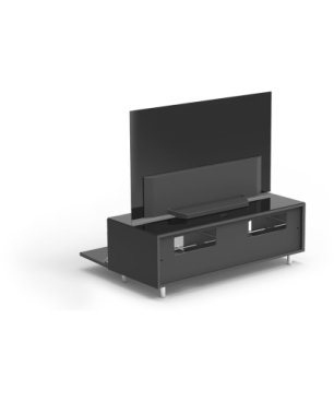 JUST BY SPECTRAL TV-Lowboard JRL 1100T. Breite 111cm. Black. TV-Lowboard
