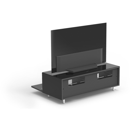 JUST BY SPECTRAL TV-Lowboard JRL 1100T. Breite 111cm. Black. TV-Lowboard