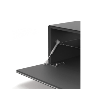 JUST BY SPECTRAL TV-Lowboard mit Schublade JRL 1650T-SL. Breite 165cm. Black. TV-Lowboard