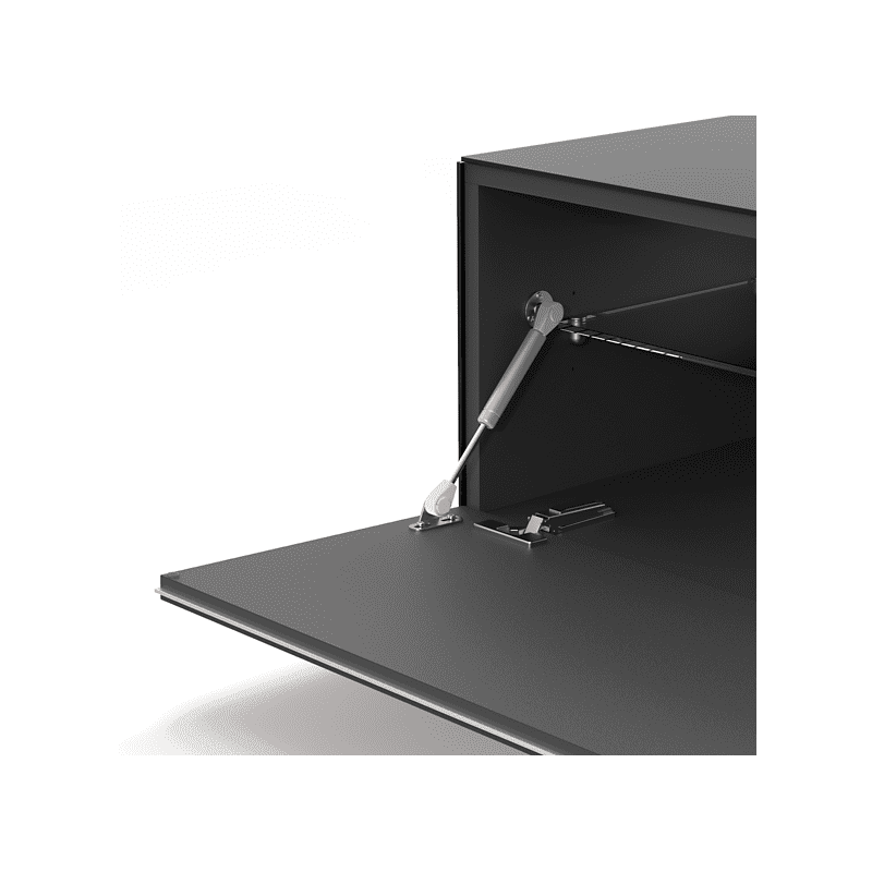 JUST BY SPECTRAL TV-Lowboard mit Schublade JRL 1650T-SL. Breite 165cm. Black. TV-Lowboard JUST BY SPECTRAL TV-Lowboard mit Schublade JRL 1650T-SL. Breite 165cm. Black. TV-Lowboard
