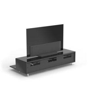 JUST BY SPECTRAL TV-Lowboard mit Schublade JRL 1650T-SL. Breite 165cm. Black. TV-Lowboard
