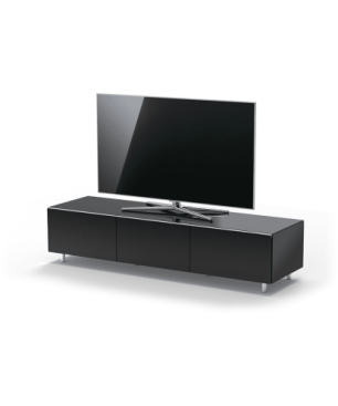 JUST BY SPECTRAL TV-Lowboard mit Schublade JRL 1650T-SL. Breite 165cm. Black. TV-Lowboard