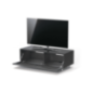 JUST BY SPECTRAL TV-Soundbar-Lowboard mit TV-Halterung VESA400. JRL 1104T. Breite 111cm. Black. TV-Soundbar-Lowboard
