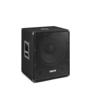 VONYX SMWBA15 PA-Aktiv-Subwoofer, Schwarz