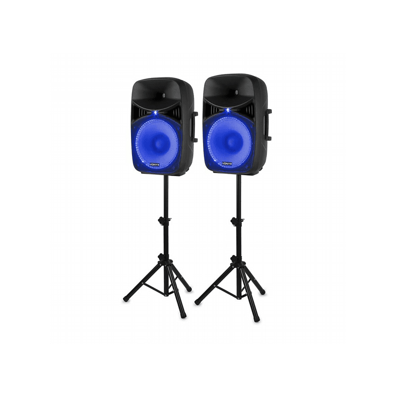 VONYX VPS122A Aktiv PA Set, Schwarz VONYX VPS122A Aktiv PA Set, Schwarz