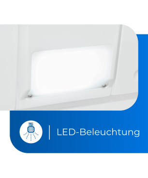 EXQUISIT GT320-030D weiss Gefriertruhe (D, 232,50 kWh/Jahr, 300 Liter, 850 mm hoch)