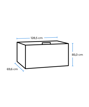EXQUISIT GT320-030D weiss Gefriertruhe (D, 232,50 kWh/Jahr, 300 Liter, 850 mm hoch)