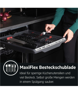 AEG FSK83827P Geschirrspüler (vollintegrierbar, 596 mm breit, 44 dB (A), D)