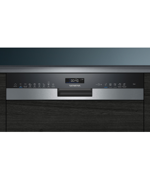 SIEMENS SN 55 ES 57CE iQ500 Geschirrspüler (teilintegrierbar (Besteckkorb + Besteckschublade, 598 mm breit, 42 dB (A), D)