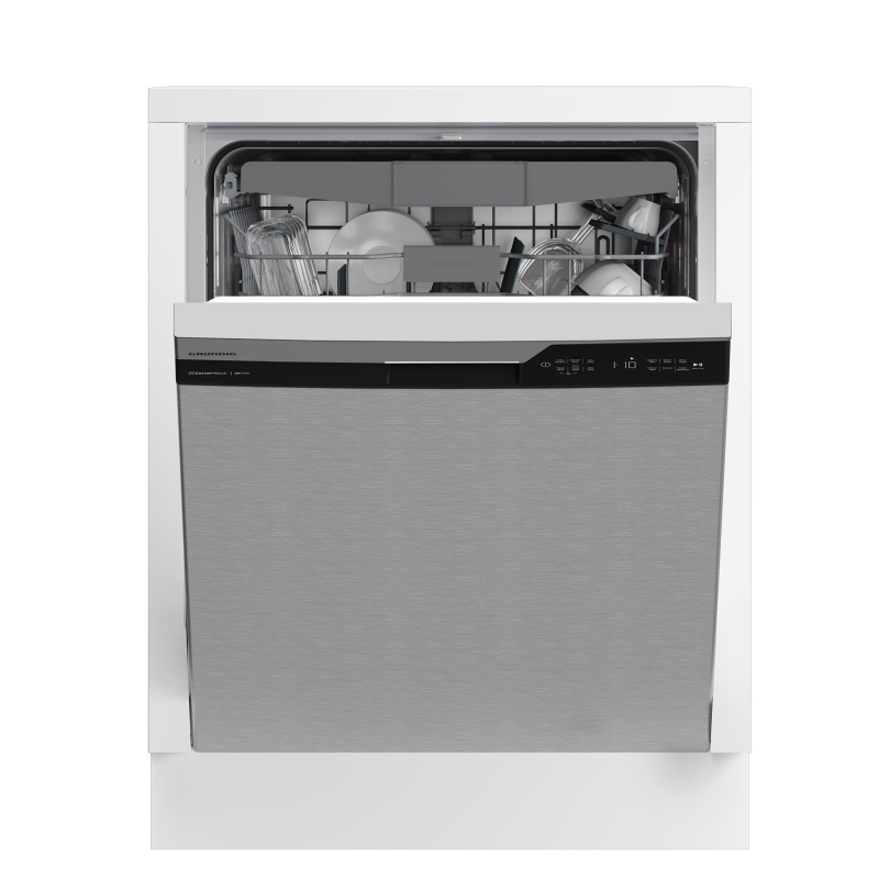GRUNDIG EDITION 75 UB Geschirrspüler (unterbaufähig (Besteckkorb + Besteckschublade, 598 mm breit, 44 dB (A), E)
