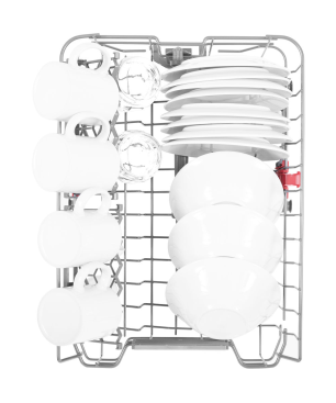 BAUKNECHT BSUO 3O33 PF X Geschirrspüler (unterbaufähig, 450 mm breit, 43 dB (A), D)