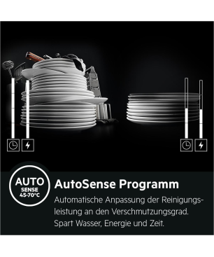AEG FSK64907Z Serie 6000 mit SatelliteClean® & Besteckschublade Geschirrspüler (vollintegrierbar, 596 mm breit, 44 dB (A), C)