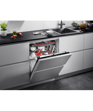 AEG FSK64907Z Serie 6000 mit SatelliteClean® & Besteckschublade Geschirrspüler (vollintegrierbar, 596 mm breit, 44 dB (A), C)