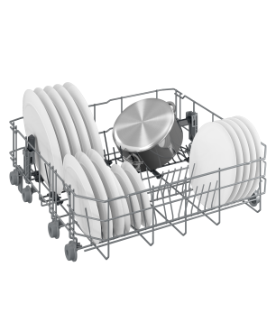 BEKO BDUN15420X Unterbau-Geschirrspüler, integrierbar (unterbaufähig (Besteckkorb, 57 cm breit, 46 dB (A), E)