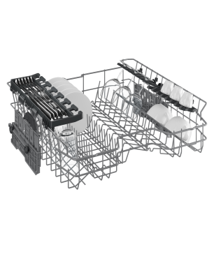BEKO BDUN15420X Unterbau-Geschirrspüler, integrierbar (unterbaufähig (Besteckkorb, 57 cm breit, 46 dB (A), E)