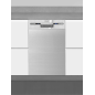 EXQUISIT EGSP9309-EF-030E inox Geschirrspüler (Einbaugerät (Besteckkorb, 448 mm breit, 47 dB (A), E)