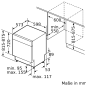 SIEMENS SN43HS41TE iQ300 Geschirrspüler (unterbaufähig (Besteckkorb, 598 mm breit, 44 dB (A), E)