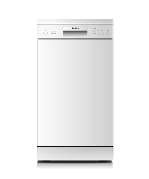 AMICA GSP 14746 W Geschirrspüler (unterbaufähig, 450 mm breit, 49 dB (A), E)
