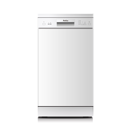 AMICA GSP 14746 W Geschirrspüler (unterbaufähig, 450 mm breit, 49 dB (A), E)