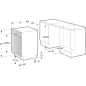 GORENJE GI520E15X Geschirrspüler (teilintegrierbar, 448 mm breit, 47 dB (A), E)