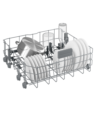 BEKO BDDN38530DD Unterbau-Geschirrspüler, integrierbar (unterbaufähig (Besteckkorb, 59,8 cm breit, 44 dB (A), D)