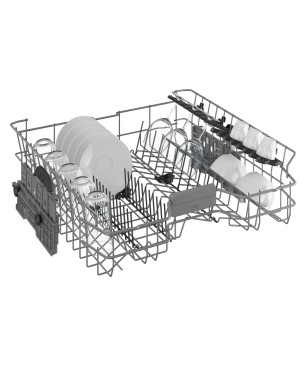 BEKO BDDN38530DD Unterbau-Geschirrspüler, integrierbar (unterbaufähig (Besteckkorb, 59,8 cm breit, 44 dB (A), D)