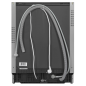 EXQUISIT EGSP9313-EF-030E inox Geschirrspüler (Einbaugerät (Besteckkorb, 598 mm breit, E)