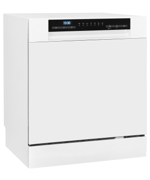 EXQUISIT GSP508-030D Geschirrspüler (freistehend (Besteckkorb, 550 mm breit, 49 dB (A), D)