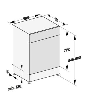 MIELE G 5310 SC Active Plus Geschirrspüler (freistehend, 598 mm breit, 44 dB (A), C)