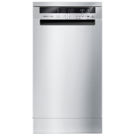 GRUNDIG GSF 41825 X Geschirrspüler (Freistehend mit Unterbaumöglichkeit, 448 mm breit, 46 dB (A), E)