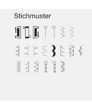 BERNETTE Sew & Go 3 mechanisch Nähmaschine (1 (4-Stufen))