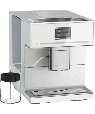 MIELE CM 7350 Kaffeevollautomat Brillantweiß, Einstellbar
