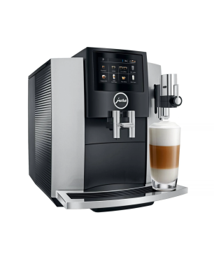 JURA 15382 S8 MOONLIGHT SILVER (EA) Kaffeevollautomat Moonlight Silver