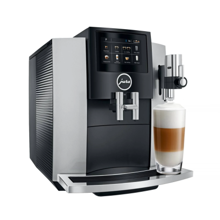 JURA 15382 S8 MOONLIGHT SILVER (EA) Kaffeevollautomat Moonlight Silver