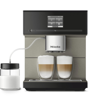 MIELE CM 7550 Kaffeevollautomat Obsidianschwarz, Einstellbar