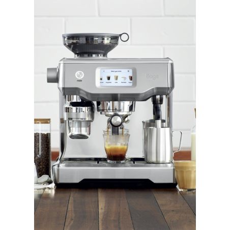 SAGE SES990BSS4EEU1 the Oracle Touch Espressomaschine Silber