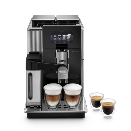DELONGHI Maestosa EPAM960.75.GLM Kaffeevollautomat Silber/Schwarz