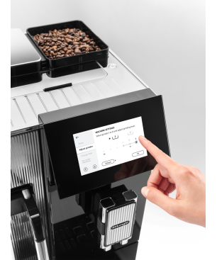 DELONGHI Maestosa EPAM960.75.GLM Kaffeevollautomat Silber/Schwarz