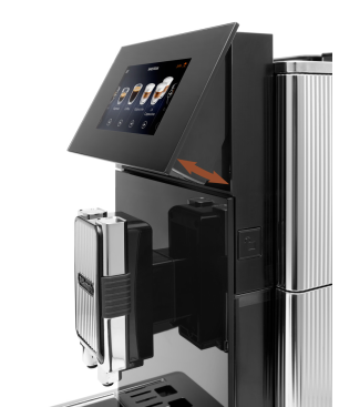 DELONGHI Maestosa EPAM960.75.GLM Kaffeevollautomat Silber/Schwarz