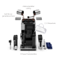 DELONGHI Maestosa EPAM960.75.GLM Kaffeevollautomat Silber/Schwarz