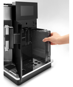 DELONGHI Maestosa EPAM960.75.GLM Kaffeevollautomat Silber/Schwarz
